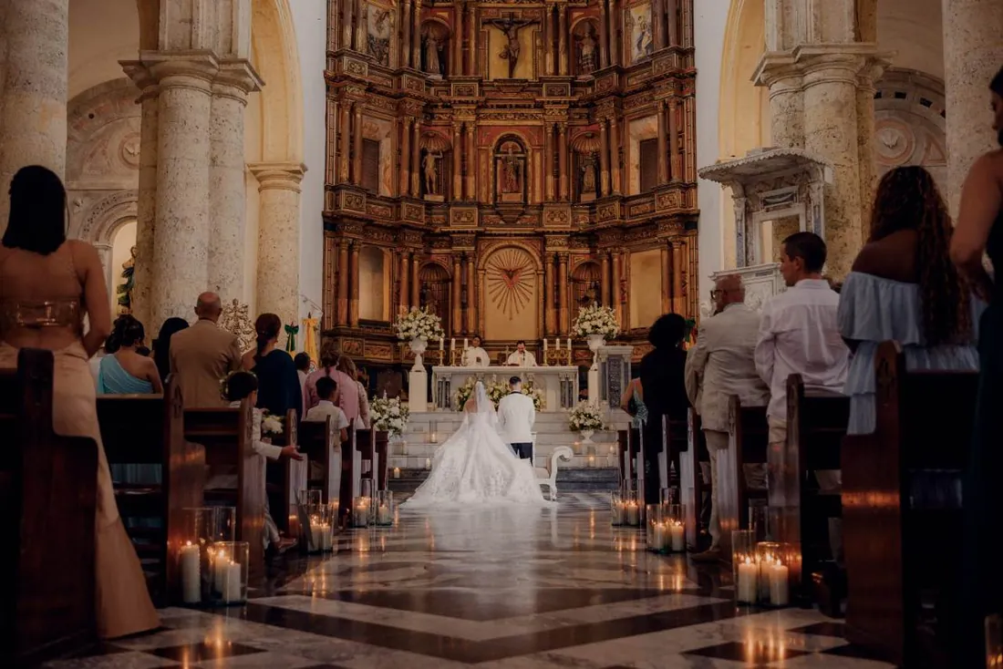 Ceremonia de una boda en Villavicencio planeada de forma integral por Liliana Céspedes